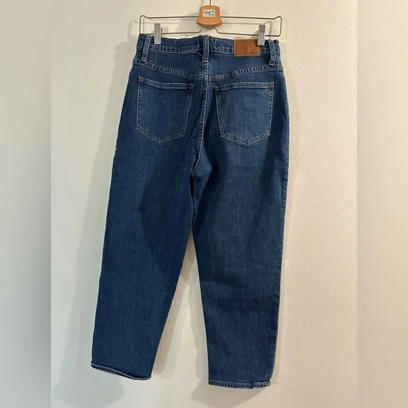 Madewell Tapered Leg High Rise Denim - Picture 7 of 10